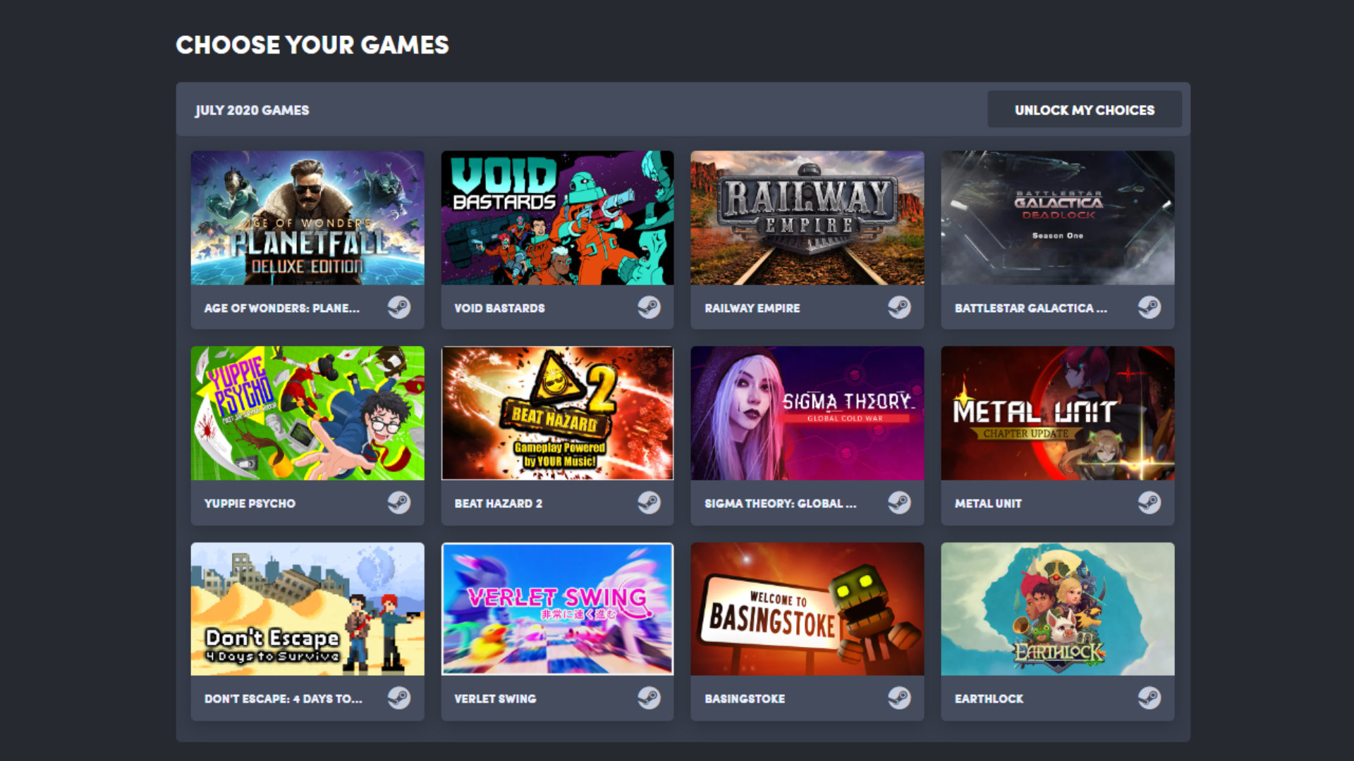 Humble Bundle – Choice Juli 2020 | rushBfast - gamers lifestyle