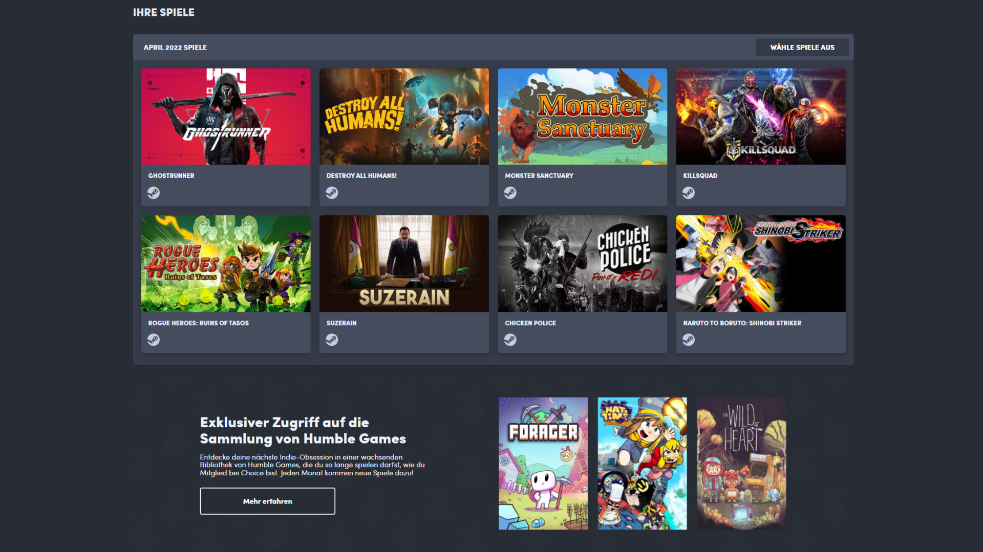 Humble Bundle Choice April 2022 – Solides Spielepaket mit Schwächen ...