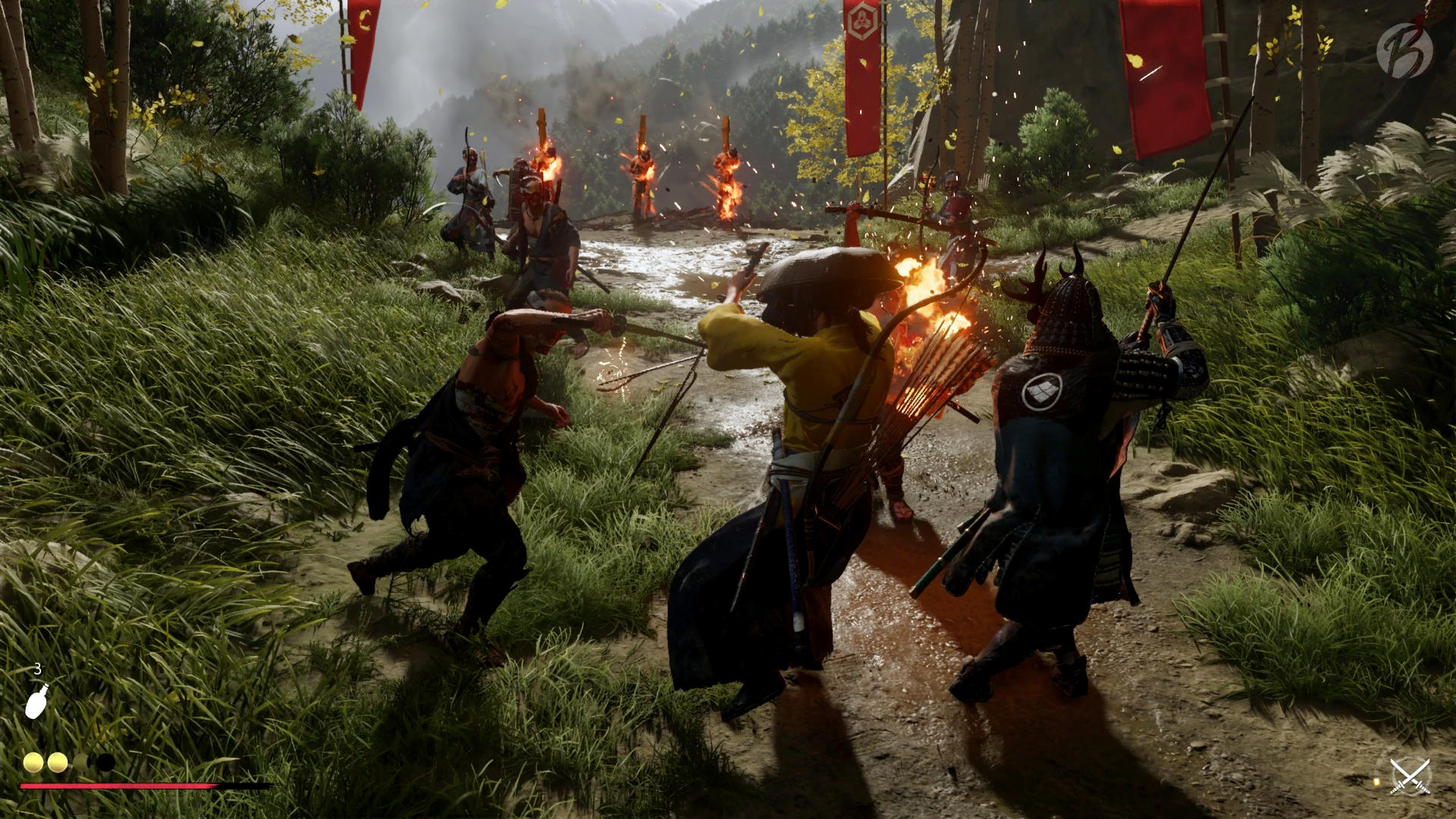 Ghost of Yōtei - Schatten, Partikel und Effekte sind auf den Punkt.